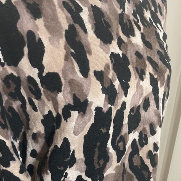 Jones New York Abstract Animal Print Top Sz L - Picture 3 of 10